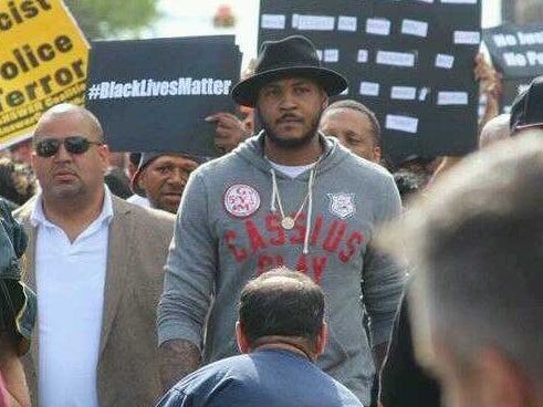 Thank God Carmelo Anthony And His Stupid Hat Are Here To Save The Streets Of "His City"