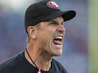 In Most Ridiculous Claim Ever, 49er's Guard Alex Boone Says Jim Harbaugh Might Be Clinically Insane
