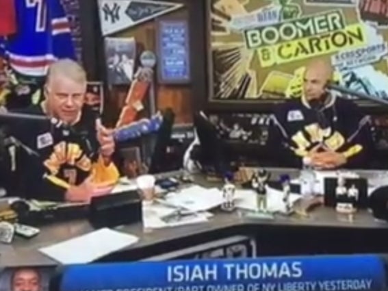Incredibly Awkward Isiah Thomas Interview On Boomer And Carton This Morning