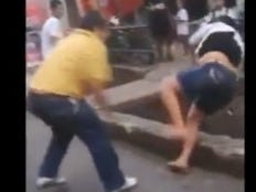 Store Owner Bumrushes Vile Beast Into Open Sewage Canal
