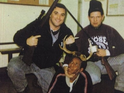 Uncovered Photo Of Chicago Police Officers Standing Over Black Man With Deer Antlers Is Not So Good