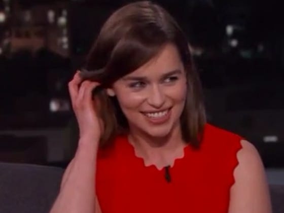 Emilia Clarke From 'Game Of Thrones' Did A Valley Girl Accent On Kimmel And It Might Make Her Even Hotter