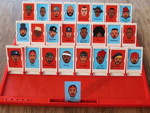 Guess Wu - The Wu Tang Themed "Guess Who?" - Might Be The Best Board Game Of All Time