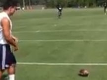 Georgia Southern Kicker's Trick Shot Backflip Field Goal #YearOfTheKicker
