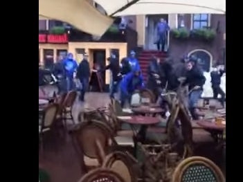 Dutch Soccer Hooligans Ambush And Destroy Little Quaint French Restaurant