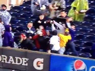 Shocking Turn of Events in the Bronx: Foul Ball Guy Drops A HR As He Streaks Across The Bleachers With An Umbrella
