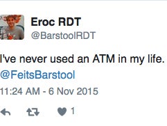 Our Idiot Orioles Writer Is Trying To Tell Me He Doesn't Have An ATM Card And Has Never Used An ATM In His Life
