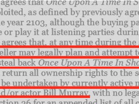 Language In The Legal Agreement For The Sale of The Wu Tang Album Says That The Members Of Wu - Or Bill Murray - Have 1 Opportunity To Steal It Back