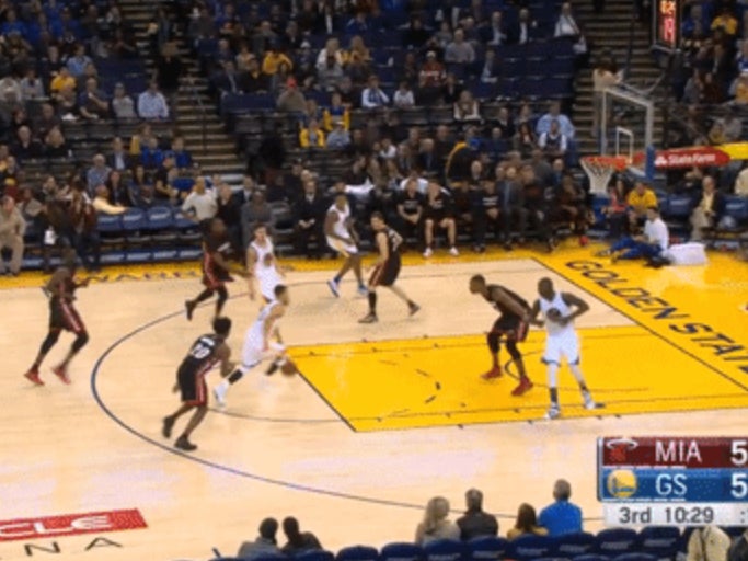 Steph Curry Continues To Be A Cheat Code With This Double Behind The Back Pass