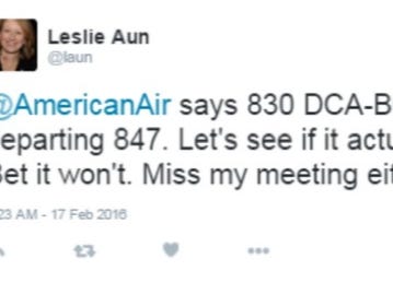 The Woman In Control Of The MBTA Complained About Airline Delays On Twitter. So Thaaaaat's What Irony Means.