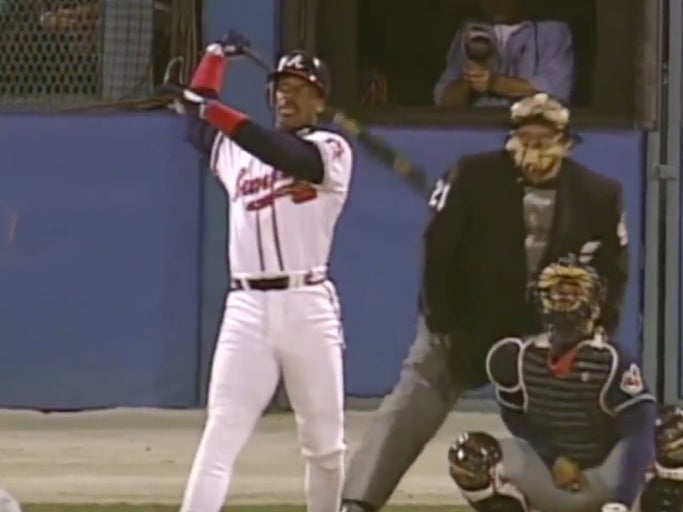 Wake Up With Fred McGriff Crushing A Home Run In The 1995 World Series