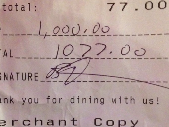 Amy Schumer Left A $1,000 Tip For Bartenders On A $77 Bill