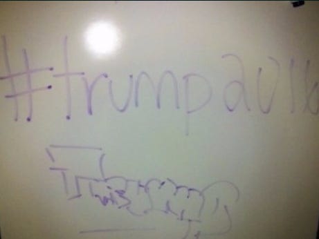 Scripps College Girl Calls The Police After Someone Writes "#Trump2016" On Hallway Whiteboard
