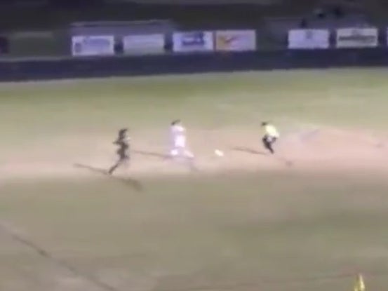 High School Girls Soccer Goalie With A Truck Stick For The Ages