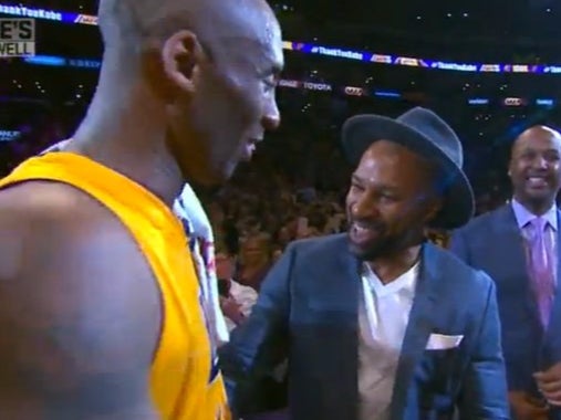 Derek Fisher Brought Out His Scallywag Hat For Kobe's Last Game