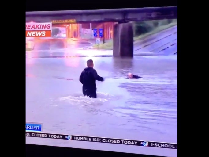 TV Reporter Casually Saves A Dude From Drowning While Live On The Air