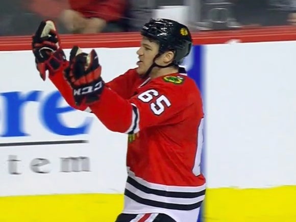 Andrew Shaw Lost His Mind Last Night, Gave The Refs The Middle Finger And Called A Ref A "Faggot"