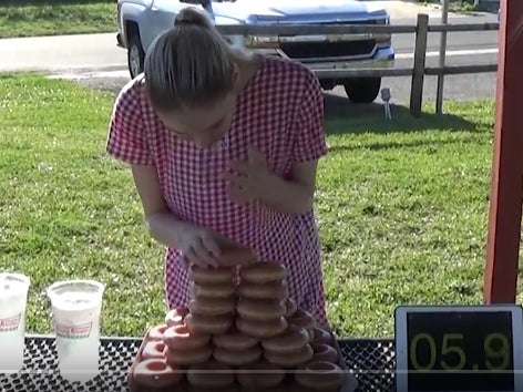 It's Been a Minute Since We Checked In With Nela Zisser So Let's Watch Her Eat 50 Krispy Kreme Donuts