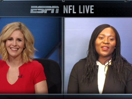 Annie Apple Continued Her Rise Toward Becoming America’s Favorite Mom With An Appearance On NFL Live