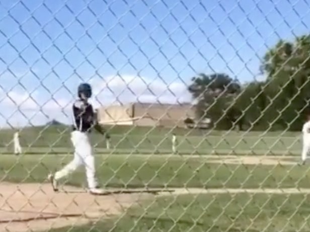 This 8th Grader's Bat Flip Followed By The Running Man Challenge Is The Cockiest Thing I've Ever Seen