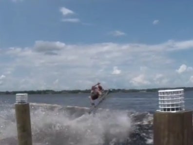 I Suppose Doing a Backflip On a Wakeboard While Catching a Football Is Impressive