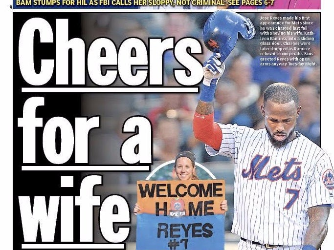 Daily News Goes In On Mets Fans For Cheering For Jose Reyes