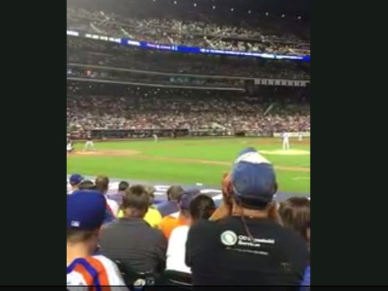 Mets Fan Heckles Giancarlo (Mike) Stanton, Stanton Promptly Hits A Ball 119 MPH Into Another Galaxy