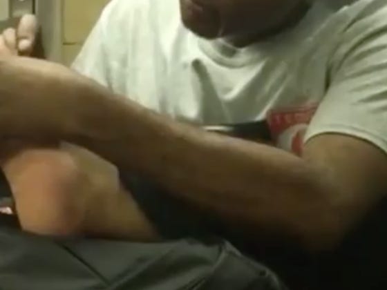 The Summer Of Weirdos Continued In NYC With A Guy Clipping A Woman's Toenails On The Subway