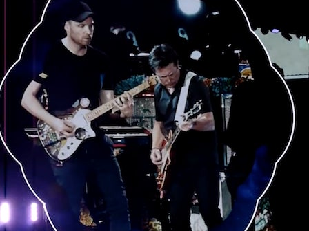 Michael J. Fox Jammed Out To Johnny B. Goode With Coldplay At MetLife Stadium Last Night