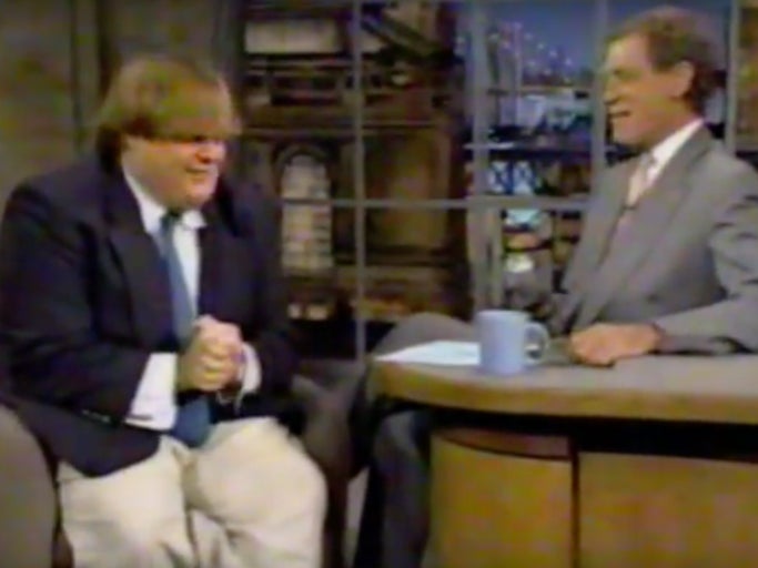 Chris Farley's First Appearance On Letterman Takes Us Into The Weekend