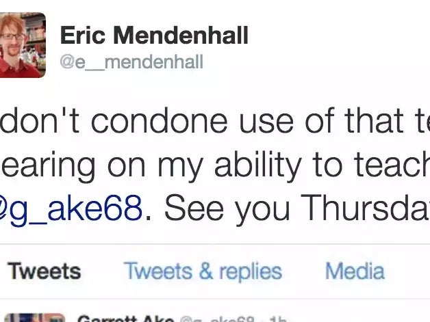 A College Kid Tweeted Talking Shit About His Gay Professor And Got Run Off Twitter When The Professor Found Out