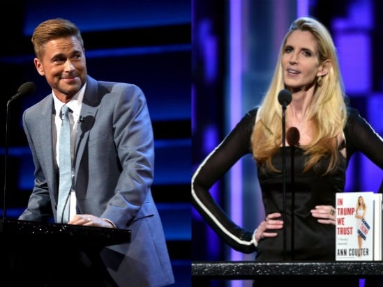 Boo Hoo: Ann Coulter Got A Sun's Worth Of Heat At The Rob Lowe Roast And People Are Pissed