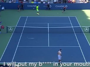 Tennis Player Who Can't Handle Heckling Threatens To Put His Balls In Spectator's Mouth
