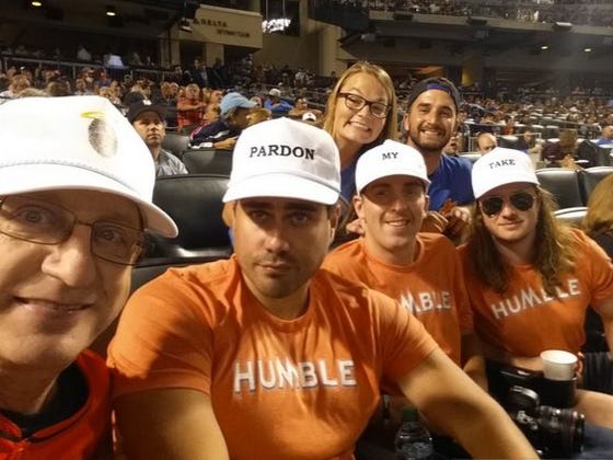 PMT Guys At the Mets Game With Marlins Man