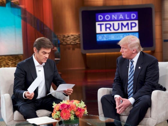Master Showman Donald Trump Surprises Dr. Oz, Reveals Physical Exam Results!