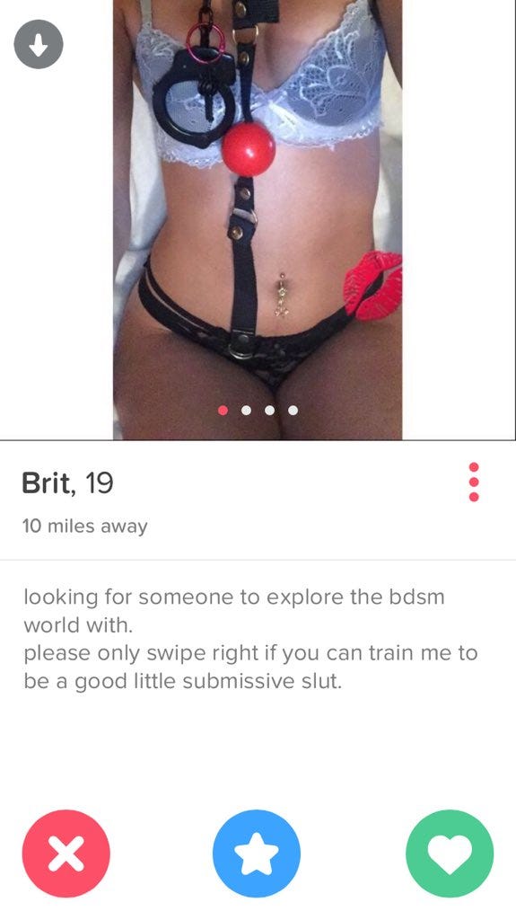 Profiles slutty tinder The Absolute