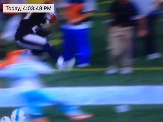 LeGarrette Blount Is Too Large To Be Hurdling People This Easily