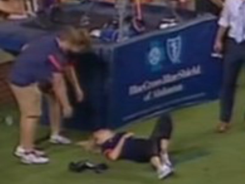 Woman Attempts To Catch Kickoff, Promptly Dies