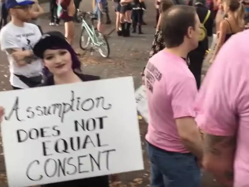 A Situation Between A Guy Filming The Portland Slutwalk And Some White Knights Is As Awful And Dramatic As You'd Expect
