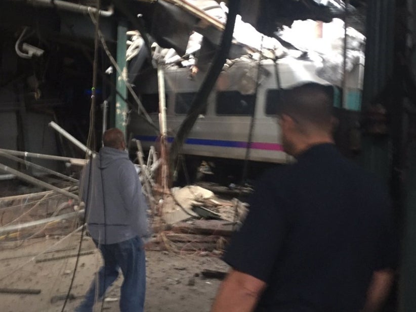 Disaster Strikes On NJ Transit Today As Train Crashes Into The Hoboken Terminal