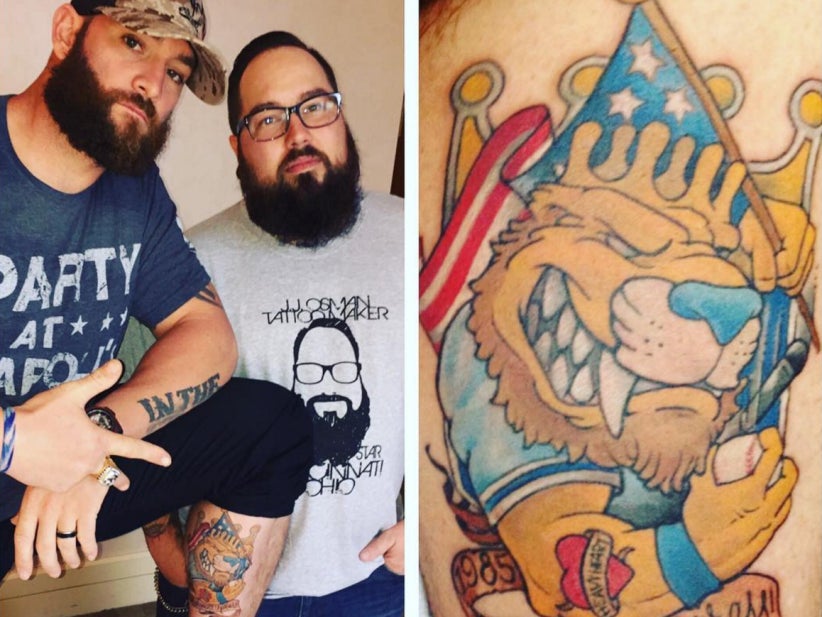Jonny Gomes Got A Royals World Series Tattoo Even Though He Was Left Off The Postseason Roster