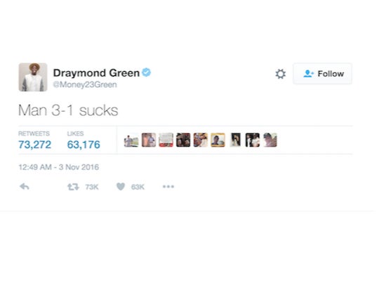 Draymond Green Kicked Cleveland While It Was Down By Tweeting Out A 3-1 Lead Joke After The World Series