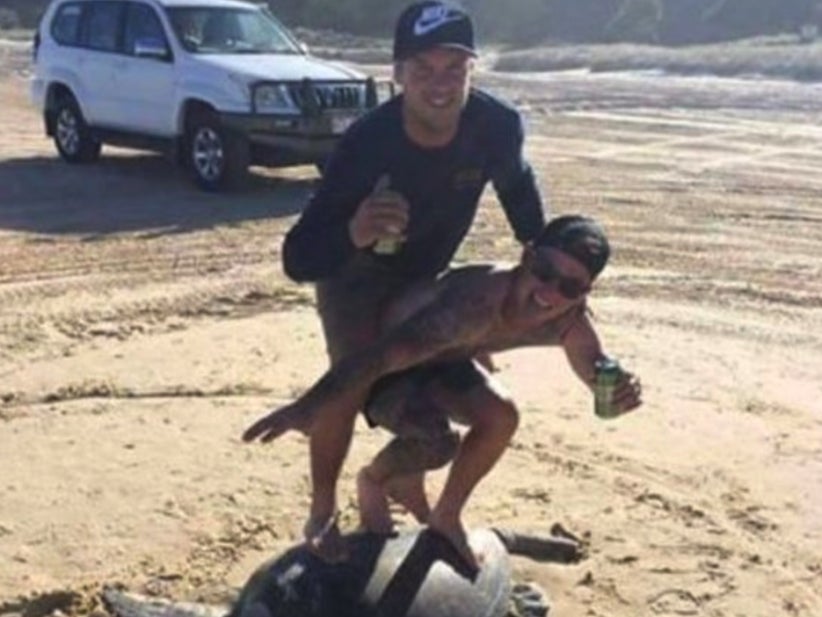 Couple Of Bro Dudes Get Torn Apart On The Internet For Surfing On An Endangered Turtle