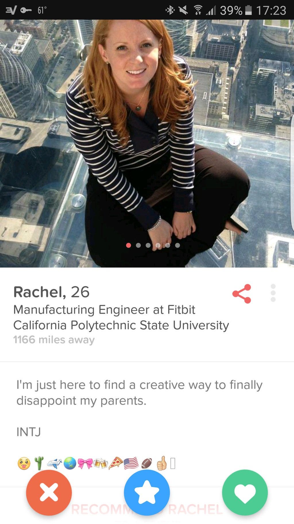 Do funny butt bios stuff tinder i 3 Things