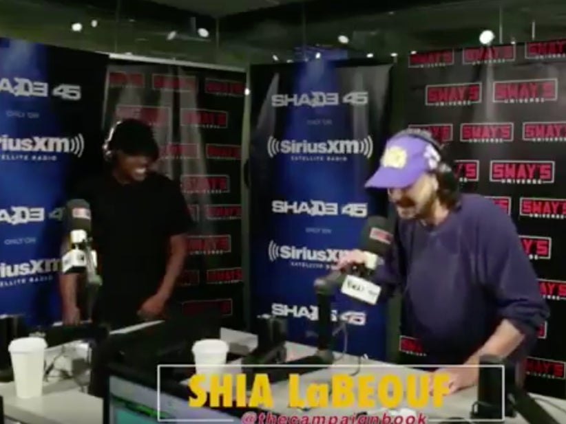 Shia LaBeouf Raps On "Sway In The Morning" And It's Actually Not That Bad?