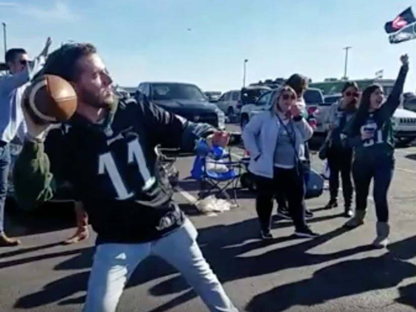 Multiple Eagles Tailgates Come Together For One Of The Most Impressive Manniquin Challenges Out There