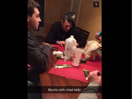 Chad Kelly's Very Bad Year Continues, Gets Sniped Rolling A Blunt On Snapchat and Goes Viral