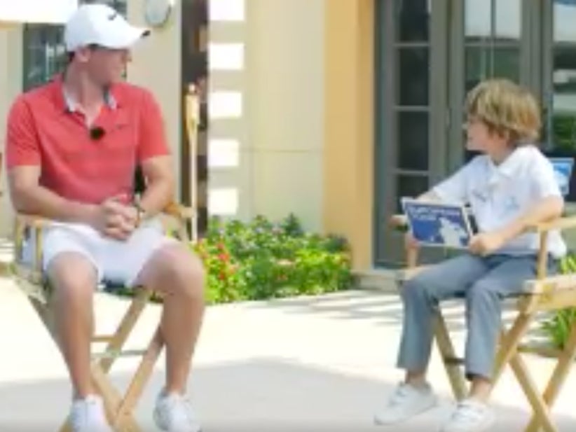 This Little Kid Interviewing Rory McIlroy About Being Late To The Ryder Cup And Women's Tennis Is An A+ Video