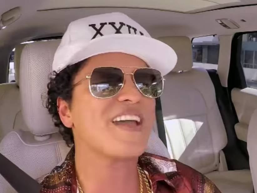 Not A Fan Carpool Karaoke But I Will Watch The Shit Out Of Anything Featuring Bruno Mars