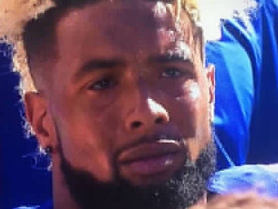 OBJ Handles Giants' Loss Well. And by "Well" I Mean He Bashed His Head Against the Wall